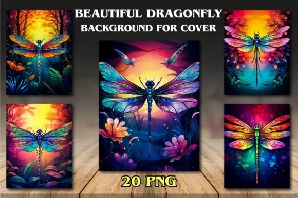 Beautiful Dragonfly Backgrounds for Cover: Elevate Your KDP Designs