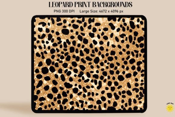 Beige Leopard Print Backgrounds: A Designer's Go-To Asset