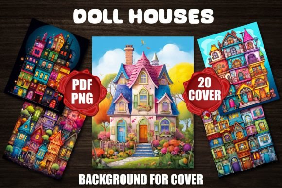 Doll Houses Backgrounds for Cover: Timeless Charm