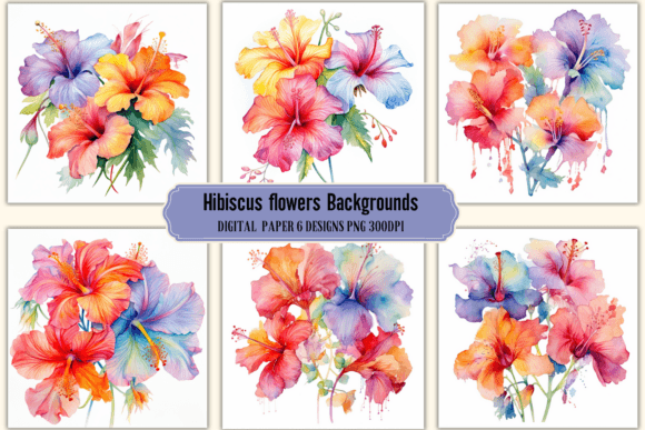 Hibiscus Flowers Backgrounds: Your Tropical Design Toolkit