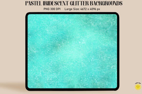 Pastel Cyan Iridescent Backgrounds: A Modern Design Asset