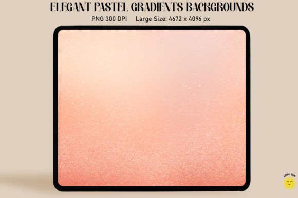 Peach Coral Pastel Gradient Backgrounds: Your Design’s Warm Embrace
