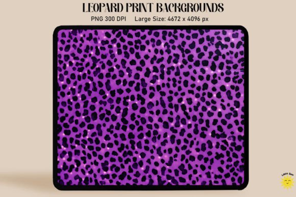 Purple Leopard Print Backgrounds: Bold Design for Creative Projects