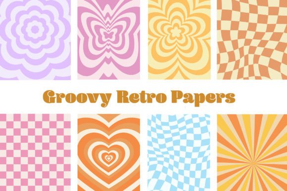 Retro Groovy Y2K Style Backgrounds: A Blast from the Past