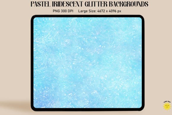 The Allure of Pastel Blue Iridescent Backgrounds