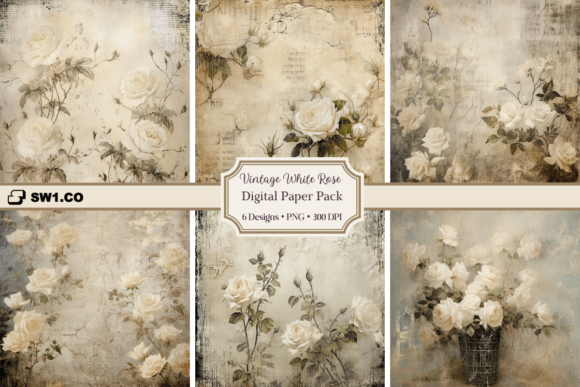Timeless Elegance: A Guide to Vintage White Rose Backgrounds