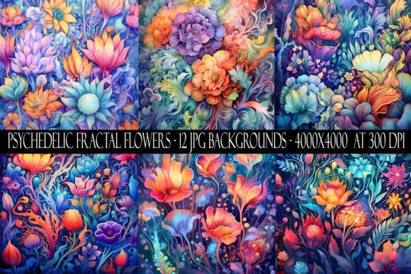 Unlocking Visual Energy: The Power of Psychedelic Fractal Flower Backgrounds