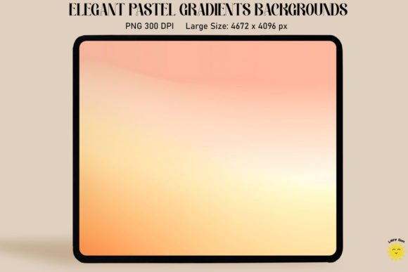 Warmth and Sophistication in Every Pixel: The Orange Peach Pastel Gradient Backgrounds