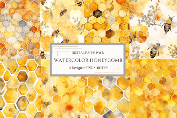 Watercolor Honeycomb Backgrounds: A Designer's Guide