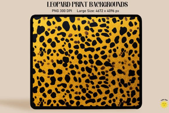 Yellow Leopard Print Backgrounds: Bold Visual Impact for Modern Design